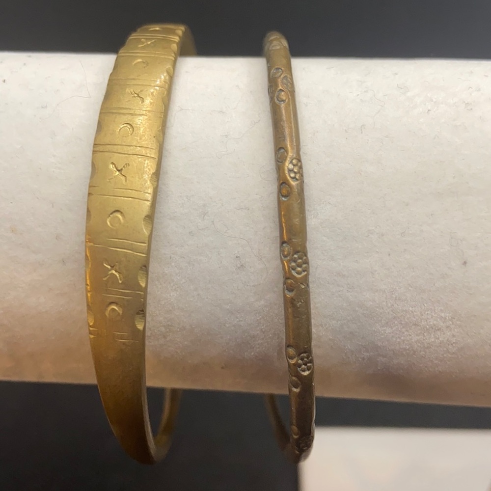 Vintage Boho Bangles 🌸Set of Two🌸 - Picture 1 of 6